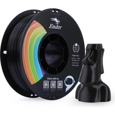 Creality Ender Pla+ Siyah Filament 1.75MM