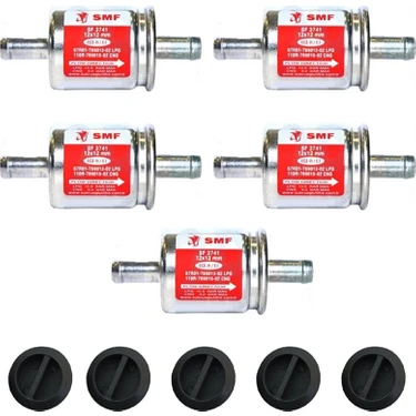 SMF LPG Filtresi 12x12 5 Adet Tüm Araç Markalarına Uygun Yüksek Performanslı