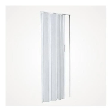 Geom Pvc Katlanan Akordiyon Kapı Beyaz Dişbudak 82X203