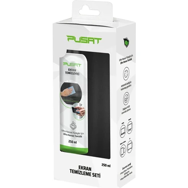 Pusat Ekran Temizleme Seti 250 ml Beyaz Renk Ultra Hassas Temizlik