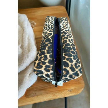 Bahels Viral Leopar Tüm Saç Şekillendirici Için Xl Boy Çanta Seyahat