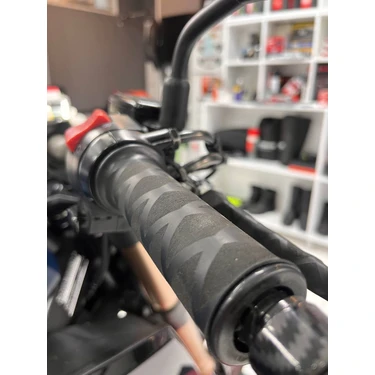 Motobros Universal  Motosiklet Kauçuk Manet ve Elcik Kaplama Takımı Motorsiklet Elcik