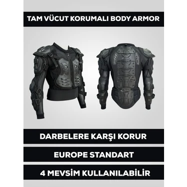 Motokit Crayzbull Turtle Body Armor – Tam Vücut Korumalı Motosiklet Body Armour