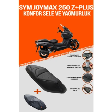 PROOFMOTO SYM JOYMAX 250 Z PLUS Konfor Sele ve Yağmurluk