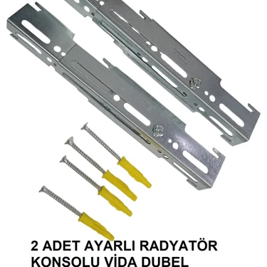 Ayarlı Panel Radyatör Askı Konsol Aparatı