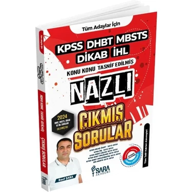 Kpss/dhbt/mbsts/dikab/ihl Nazlı Çıkmış Sorular Kitabı - Şara