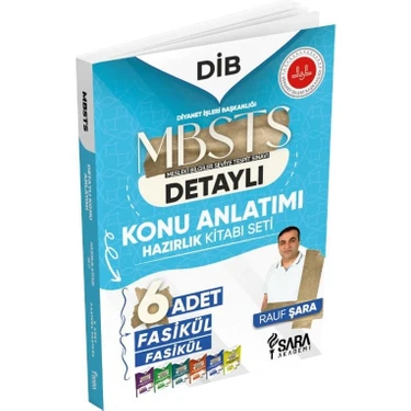Mbsts Konu Anlatımlı Detaylı Hazırlık Seti 6 Fasikül - Şara
