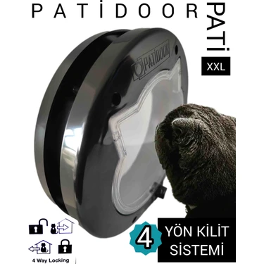 Patidoor Pati Xxl Cam Için Kedi Kapısı