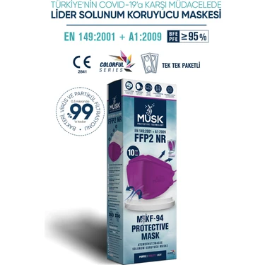 Musk KF94 Kore Tipi FFP2 Maske 10