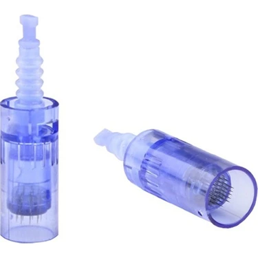 Nef Dr.pen 10 Adet Dermapen Iğnesi 12 Pin Dermapen Cihazları Için Mavi Iğne