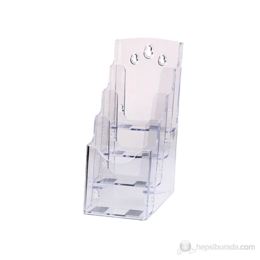 Serve Broşür Standı (4 Katlı, 1/3 A4)