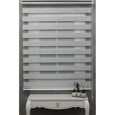 Bambu Stor Zebra Perde Etek