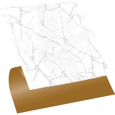 Tink Kendinden Yapışkanlı Silver Mermer Desenli Pvc Karo 30X30 cm (56 Adet)