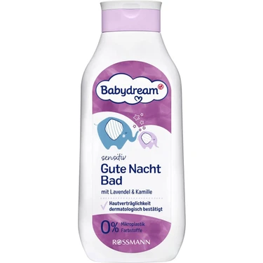Babydream Banyo Köpüğü Iyi Geceler Lavanta ve Papatya 500 ml Yenidoğan İçin