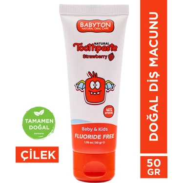 Babyton Doğal Çilek Diş Macunu