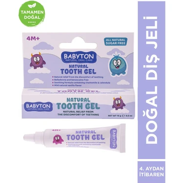 Babyton Bebekler İçin Rahatlatıcı Doğal Diş Jeli 15