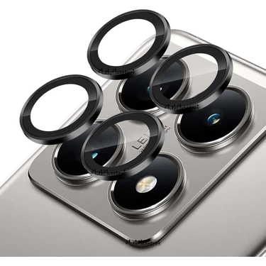 M.TK Moveteck  Xiaomi Mi 14T Pro Uyumlu Kamera Koruma Lens Koruyucu Temperli Cam Uygulama Aparatlı