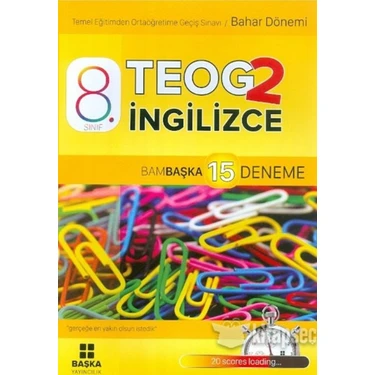 Başka Yayınları 8 Sınıf Teog 2 İngilizce 15