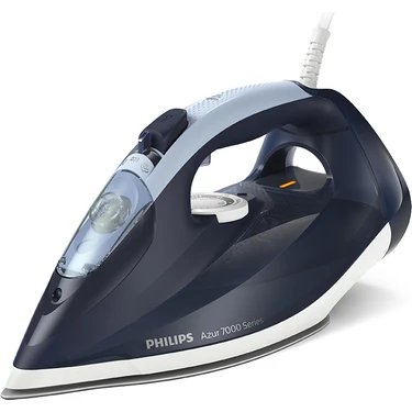 Philips 7000 Serisi Buharlı Ütü, 2800W, SteamGlide Plus Taban, 50 g/dk Sürekli Buhar, 250 g, Şok