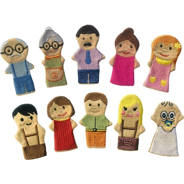 Anki Toys Parmak Kukla Seti İnsanlar