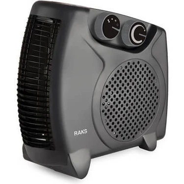 Raks Pf 20 Black 2000 W Elektrikli Fanlı Isıtıcı İç Mekan Kullanımı için Modern Ergonomik