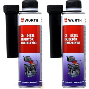 Würth Dizel Enjektör Temizleyici Yakıt Katkısı 300 ml 2 Adet Motor Performansı
