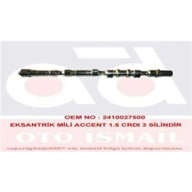 Gemsaft HIACC01 Eksantrik Mili Accent Admire Getz 1.5 Crdı 3cyl