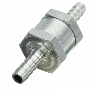 Çekvalf 10MM Mazot Benzin Akaryakıt Alüminyum Çek Valf 10MM Check Valve