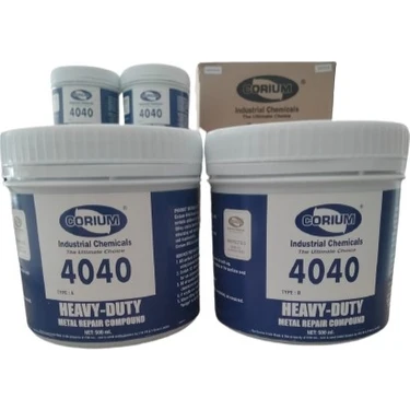 Corium Corıum 4040 Ağır Hizmet Metal Tamir Bileşimi Yapıştırıcı Tip A+Tip B