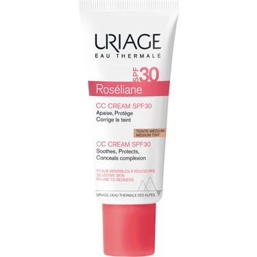 Uriage Roseliane CC Krem SPF30 40 ml Eğilimli Hassas Ciltler için Yüz