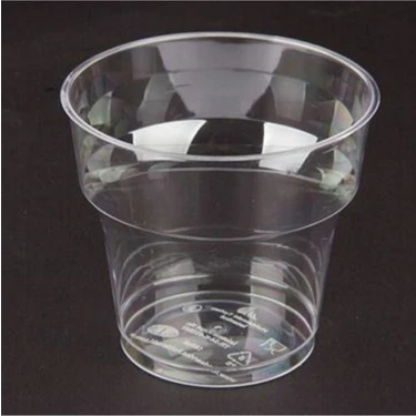 Yorulmaz Ambalaj Şeffaf Kristal Mika Ekstra Sert Plastik Bardak 180 cc 100 Lü Avantajlı