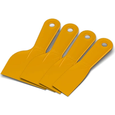Badem10 Dekor Plastik Ispatula Set Spatula Seti 4