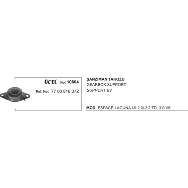Üçel ŞANZUMAN TAKOZU SOL 10804