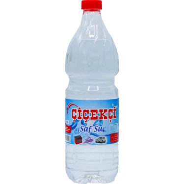 Çiçekçi Oto Saf Su ve Ütü  Akü ve Radyatör Suyu 2 Adet 1 Litre Pet Kilitli