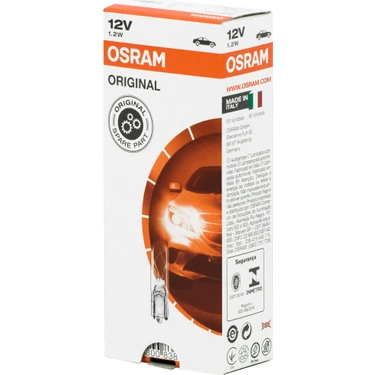Osram Dipsiz Ampulü 12v T10 W5w 10adet