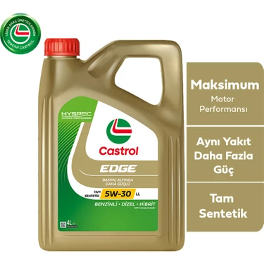 Castrol Edge 5W-30 Ll 4 Litre Motor Yağı ( Üretim Yılı 2025