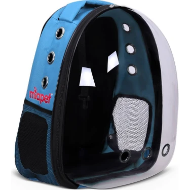 Miapet Şeffaf Astronot Kedi Köpek Taşıma Çantası 42 x 22 x 33 cm