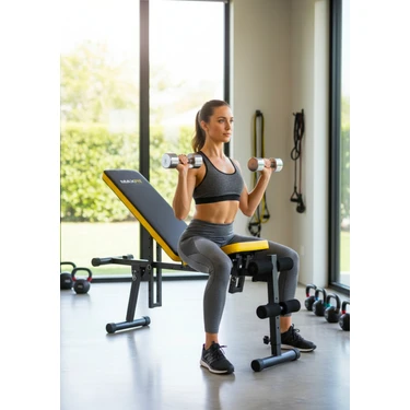Maxfit X5 Mekik Sehpası Manuel Ayarlanabilir Eğimli Dayanıklı Yapı 90 kg Taşıma