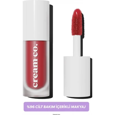 Cream Co. Allık Ruj Göz Farı Glow Tint Chilli Red | Nemlendirici Makyaj | 506 Kiremit | Hyaluronik