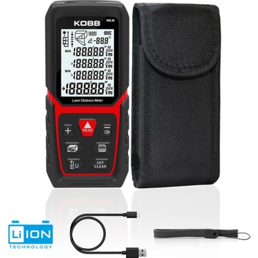 Kobb KBL50 50M Profesyonel Li-Ion Şarjlı Lazer