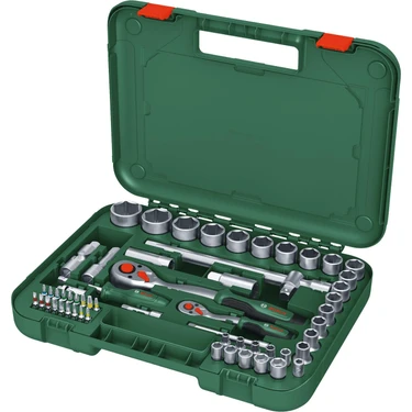 Bosch 1/4 + 1/2 Cırcırlı Somun Sıkma Seti 56 Parça