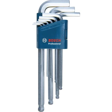 Bosch Profesyonel Alyan Anahtar Takımı Hex 9 Parça