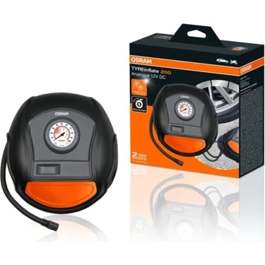 Osram Lastik Şişirme Kompresörü Tyreinflate Oti200 10 lt Hava Hacmi 10 bar Basınç 0,03 hp Motor