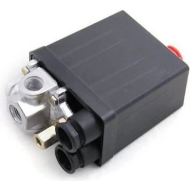 Kompresör Şalter Otomatigi 3 Yollu 220 V (Ayarlı Basınç