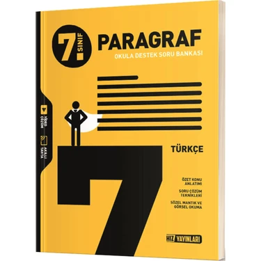 Hız Yayınları 7. Sınıf Türkçe Paragraf Soru