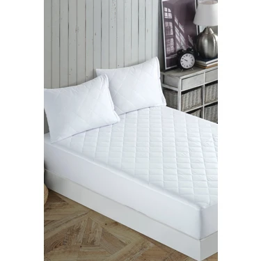 Formeya Adelya Pamuklu Soft Kumaş Kapitone Fitted Yatak Koruyucu Alez Tek Çift