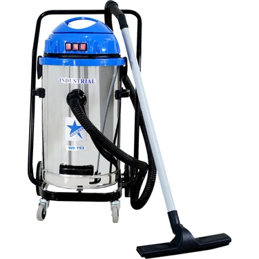 Cleanvac WD753 Üç Motorlu 3600watt Sanayi Tipi Islak-Kuru