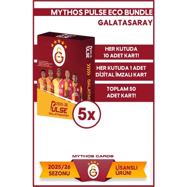 Eco Bundle - Galatasaray - Pulse Futbolcu Kartları 2025/26 - 5