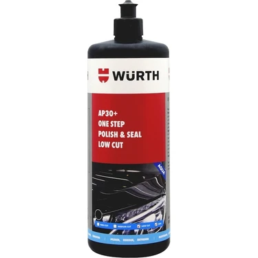 Würth AP30+ Mumlu Cila - Tek Adımda Polishing ve Sızdırmazlık, Düşük Kesim, 1 Litre, Tüm Araç