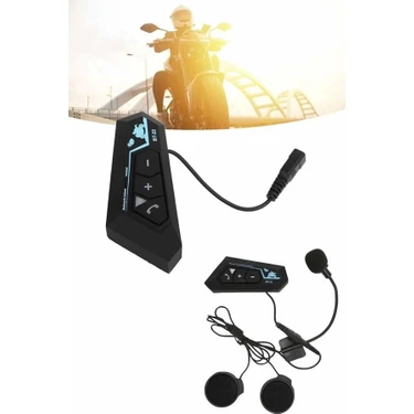 AyrStore Buğz Bluetooth Kask Kulaklığı Intercom 5.0 Bluetooth Android ve Ios